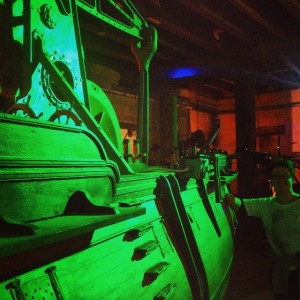 Steampunk HQ boat